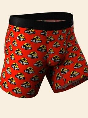 Shinesty- Dinosaur Printed Ball Hammock® Pouch Underwear- NWT- L